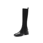 Bota meia feminina cano longo Cecília
